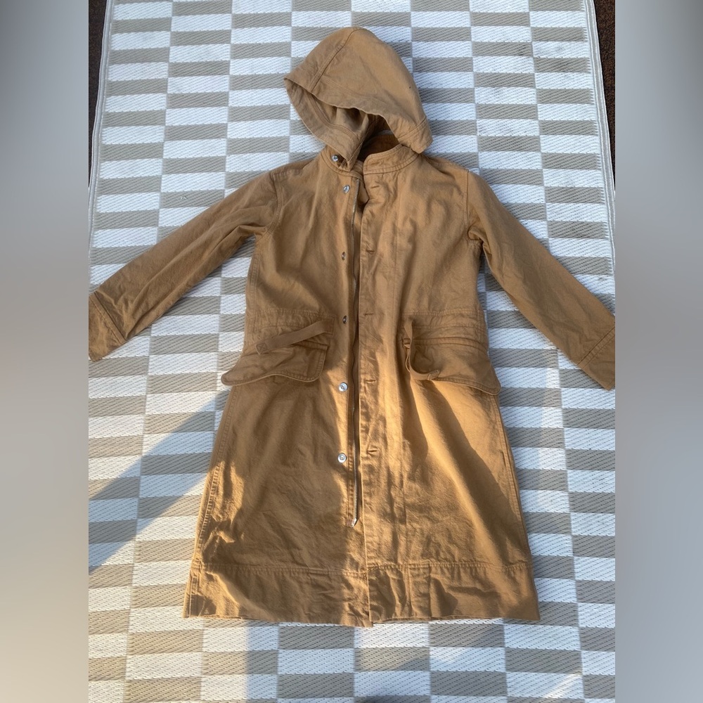 Everlane Canvas Organic Cotton Parka Size Small - Picture 5 of 13
